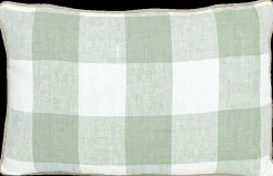 Haomy Tyynynpäällinen Palma pellava-puuvilla 40x60 cm vihreä