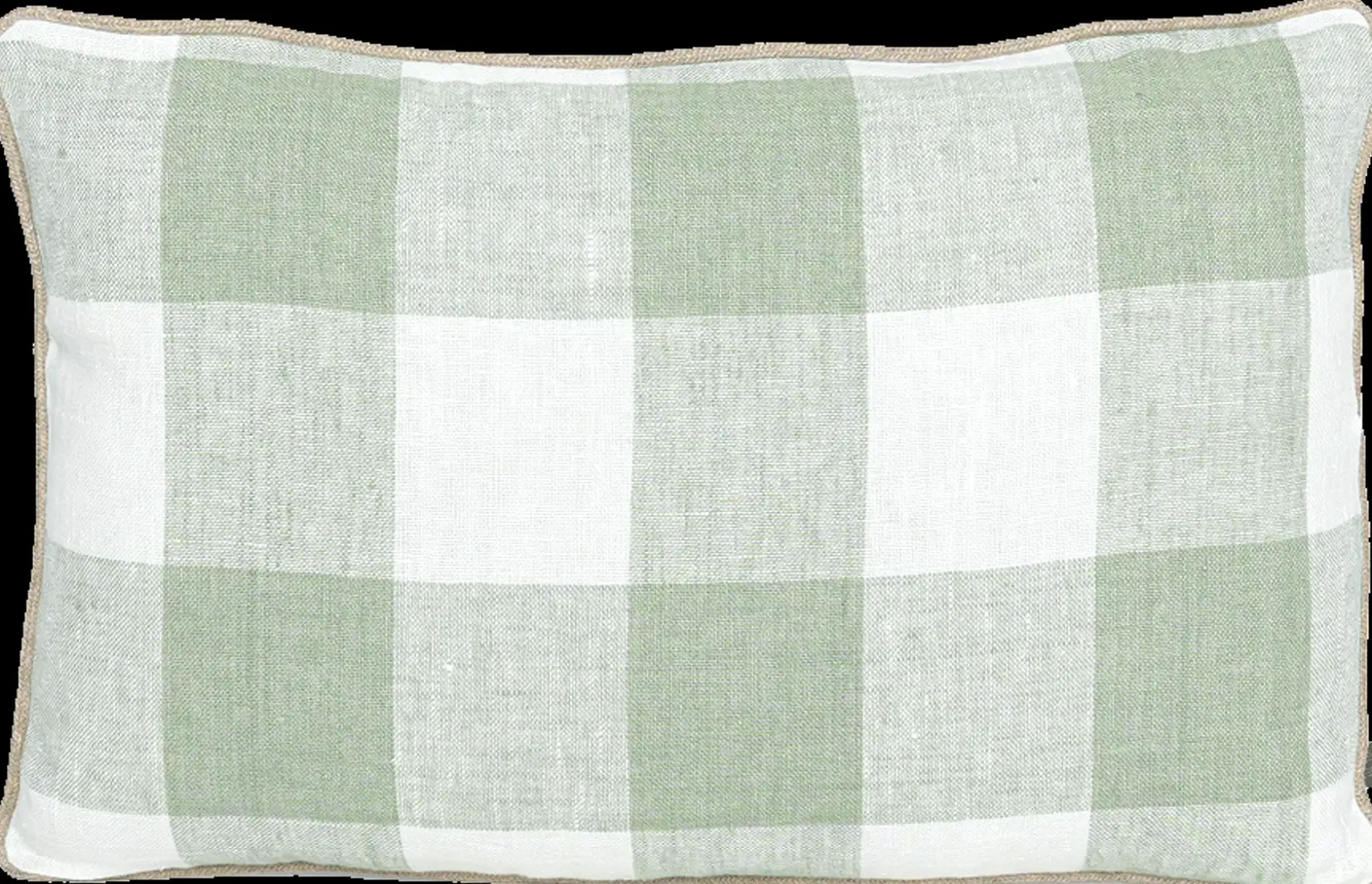 Haomy Tyynynpäällinen Palma pellava-puuvilla 40x60 cm vihreä