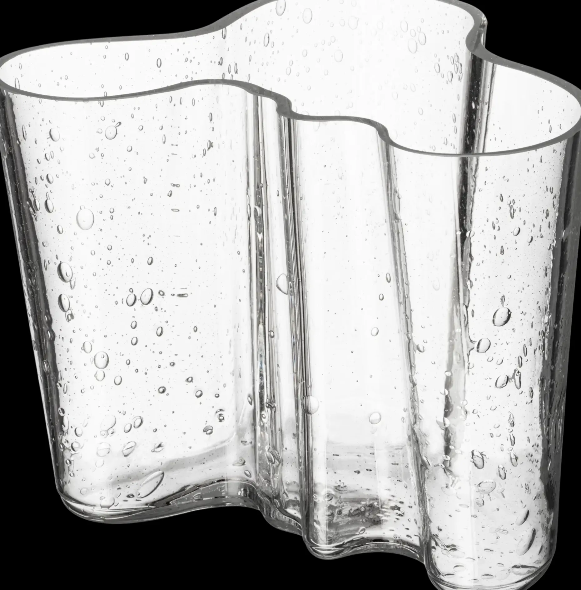 Iittala Aalto maljakko 160 mm kuplalasi kirkas