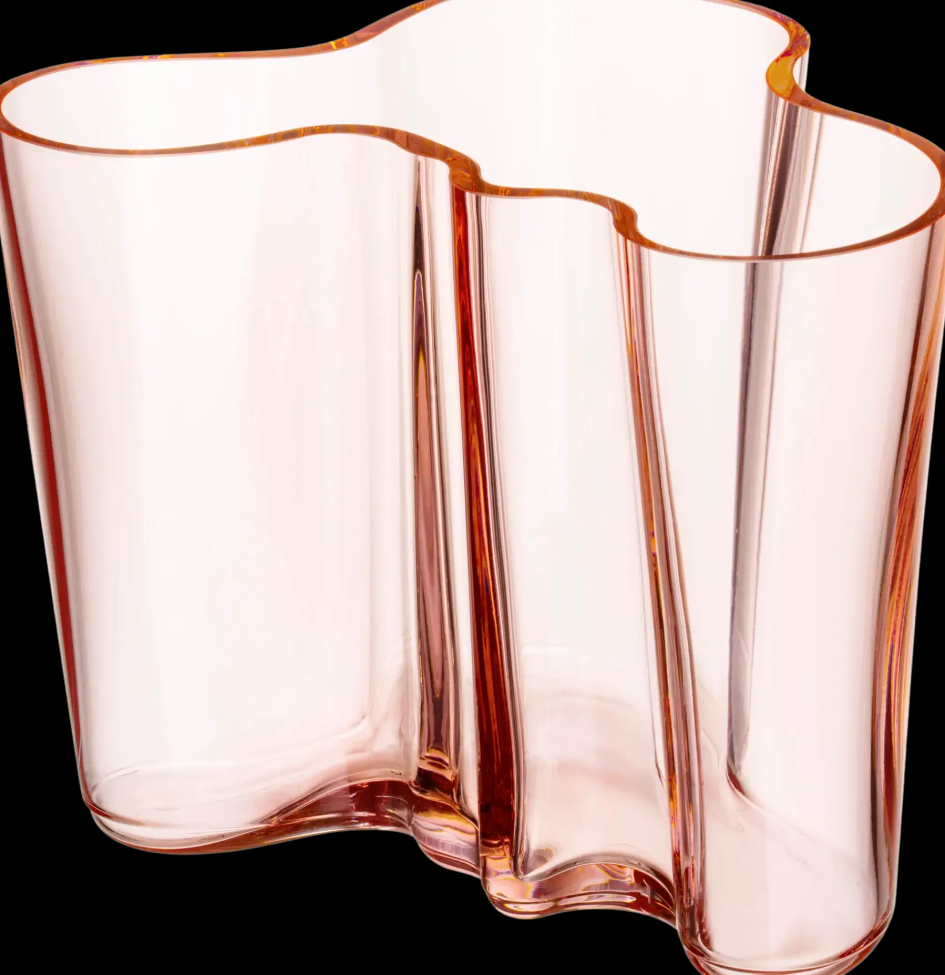 Iittala Aalto maljakko 160 mm lohenpunainen