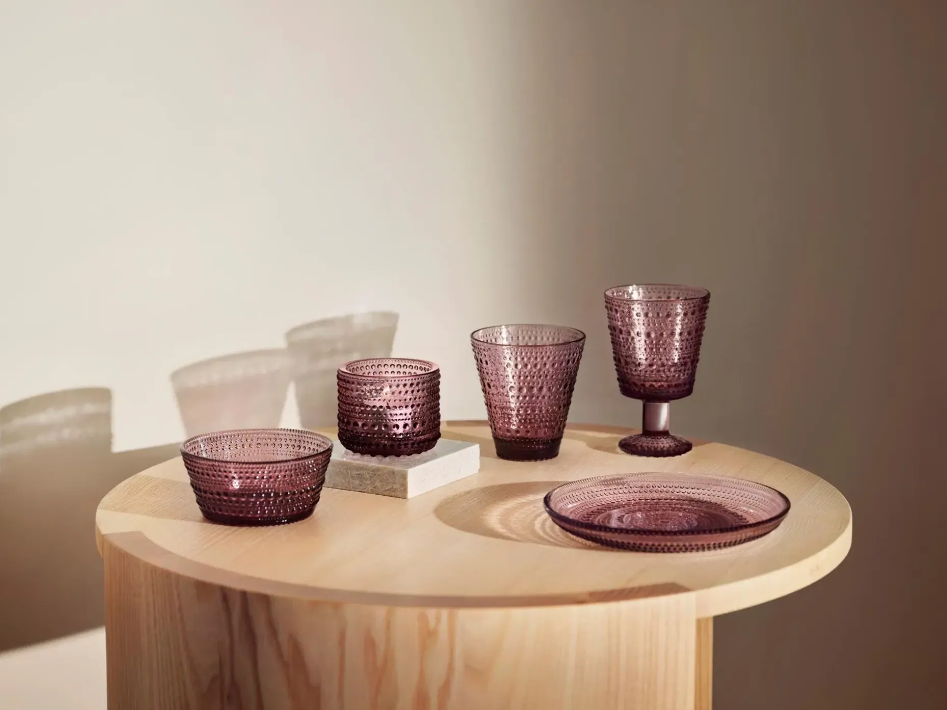 Iittala Kastehelmi juomalasi 30 cl kanerva, 2 kpl