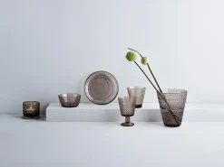 Iittala Kastehelmi kynttilälyhty 64 mm pellava