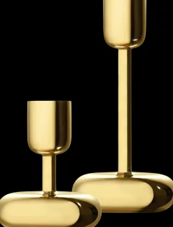 Iittala kynttiläjalka Nappula 107mm messinki