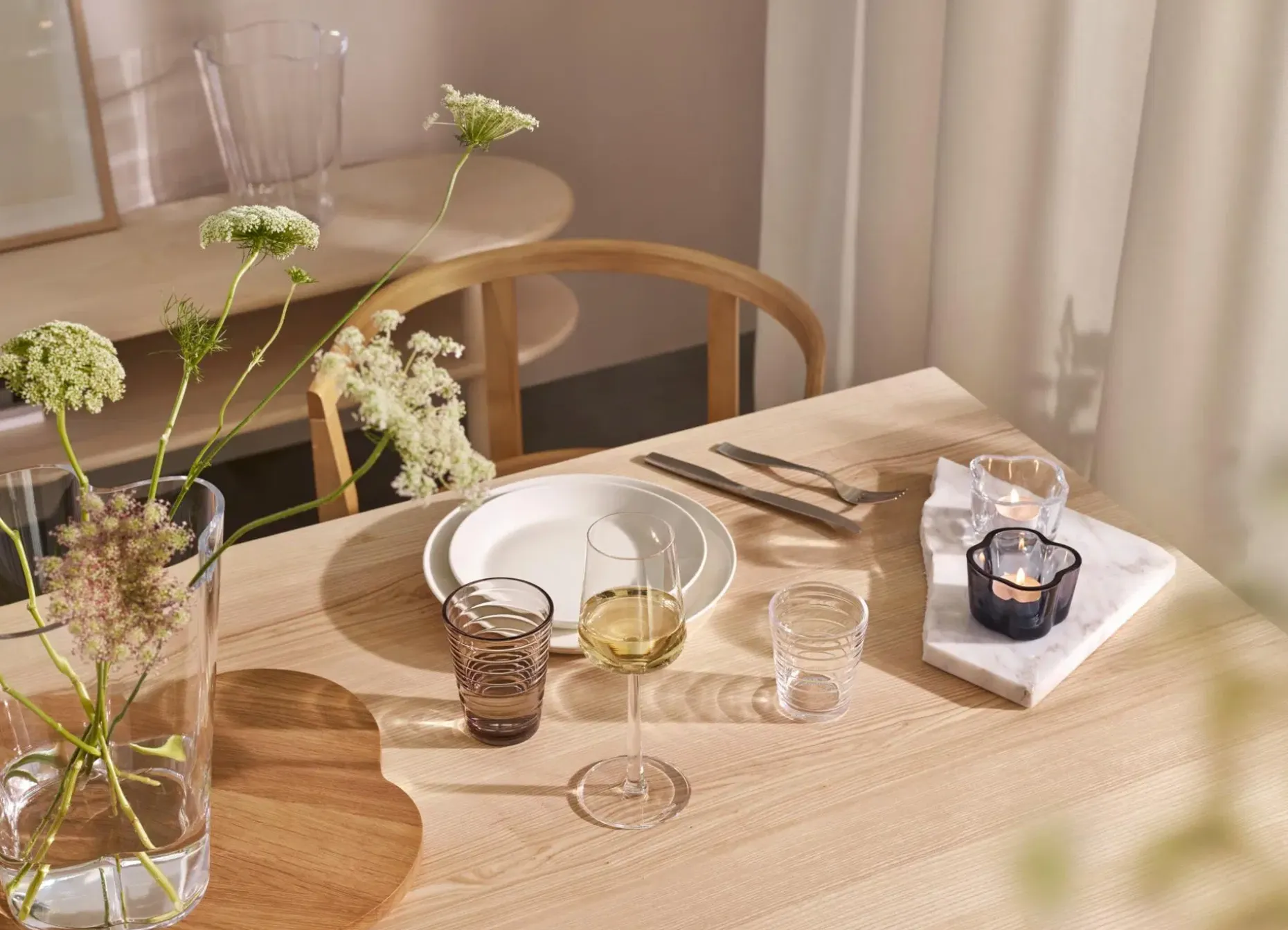 Iittala Matala lautanen Teema 26 cm valkoinen