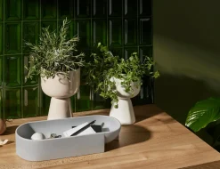 Iittala Nappula ruukku S 230x155mm valkoinen