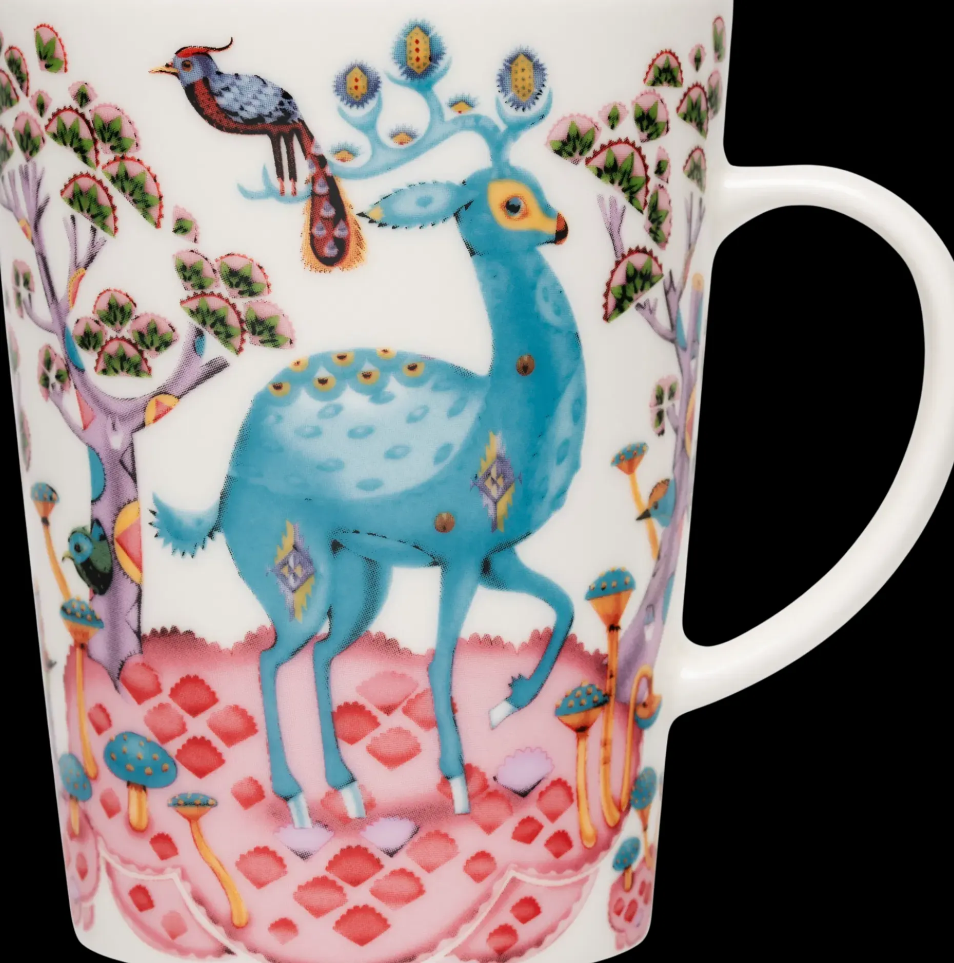 Iittala Satumetsä pinkki-taivaansininen 0,4L muki