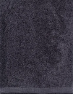 in Bloom Ocean kylpypyyhe 70x140cm tummanharmaa