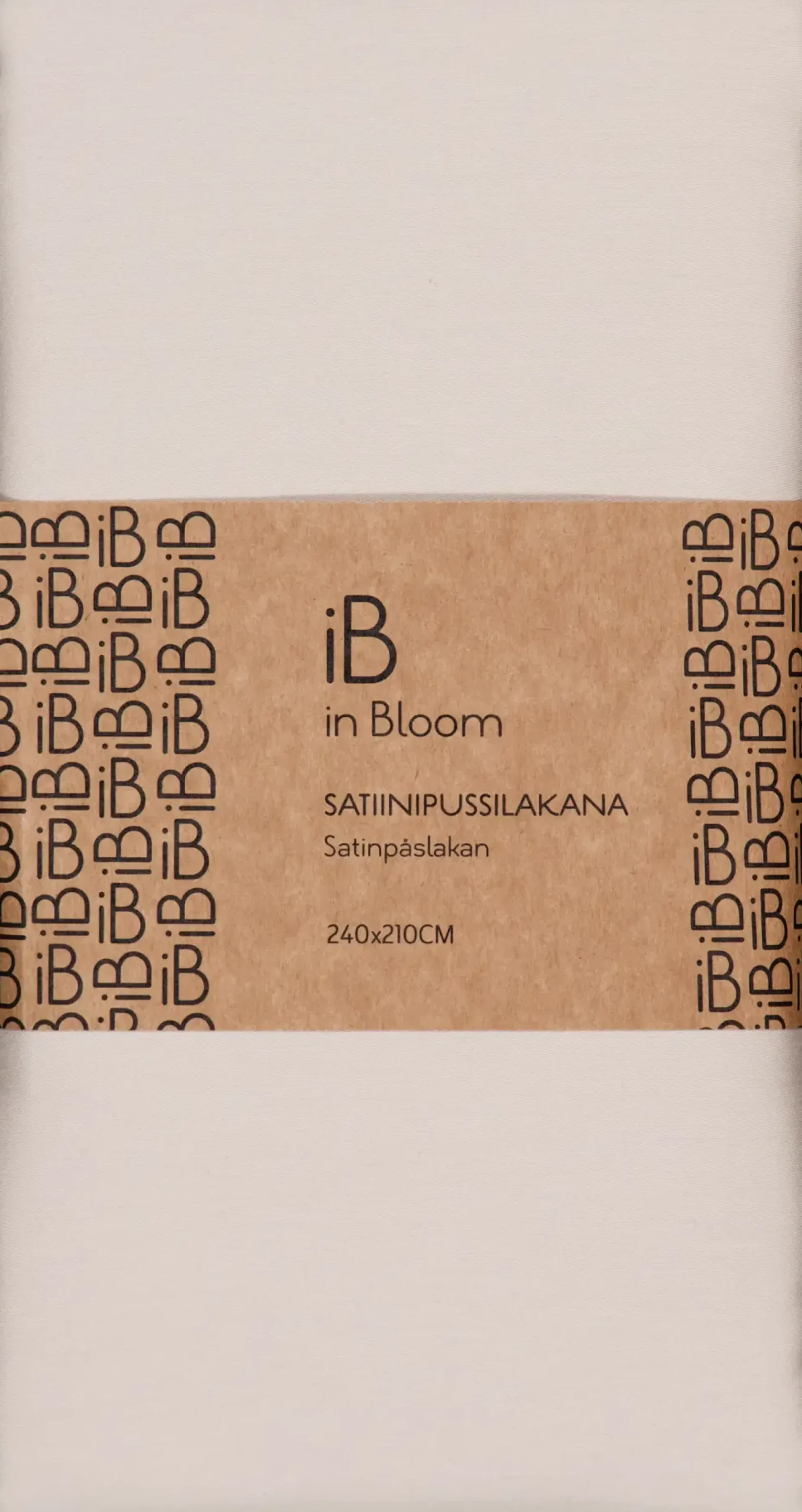 in Bloom satiinituplapussilakana 240x210cm beige
