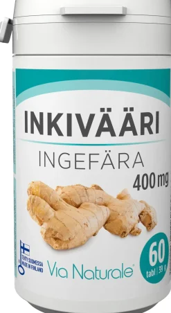 Inkivääri 400mg 60 tabl Via Naturale