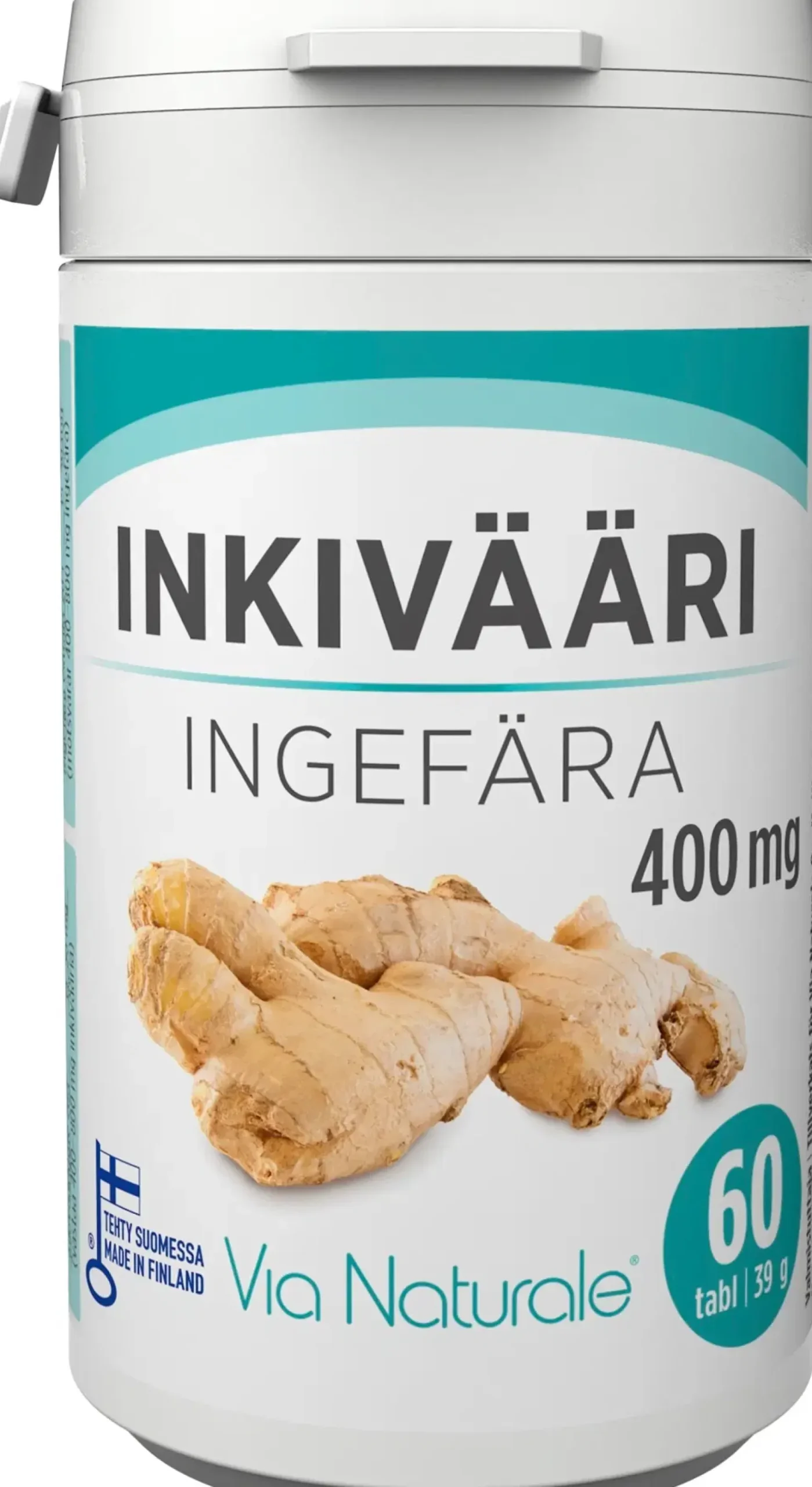 Inkivääri 400mg 60 tabl Via Naturale