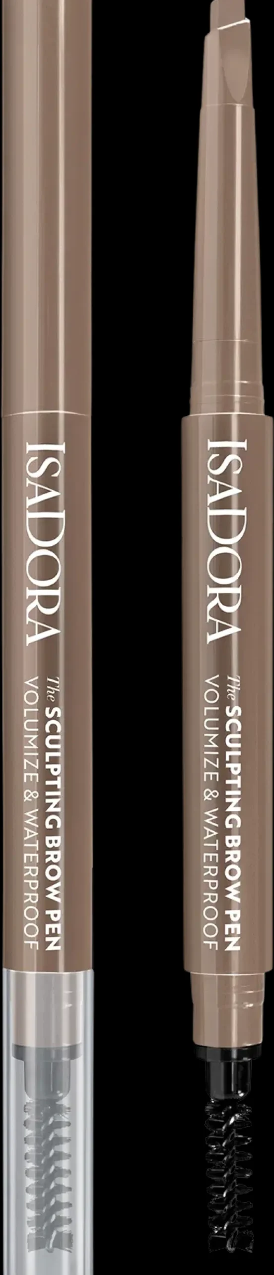 Isadora Sculpting Brow Pen With Brush kulmakynä 84 Light Brown 0,2 g