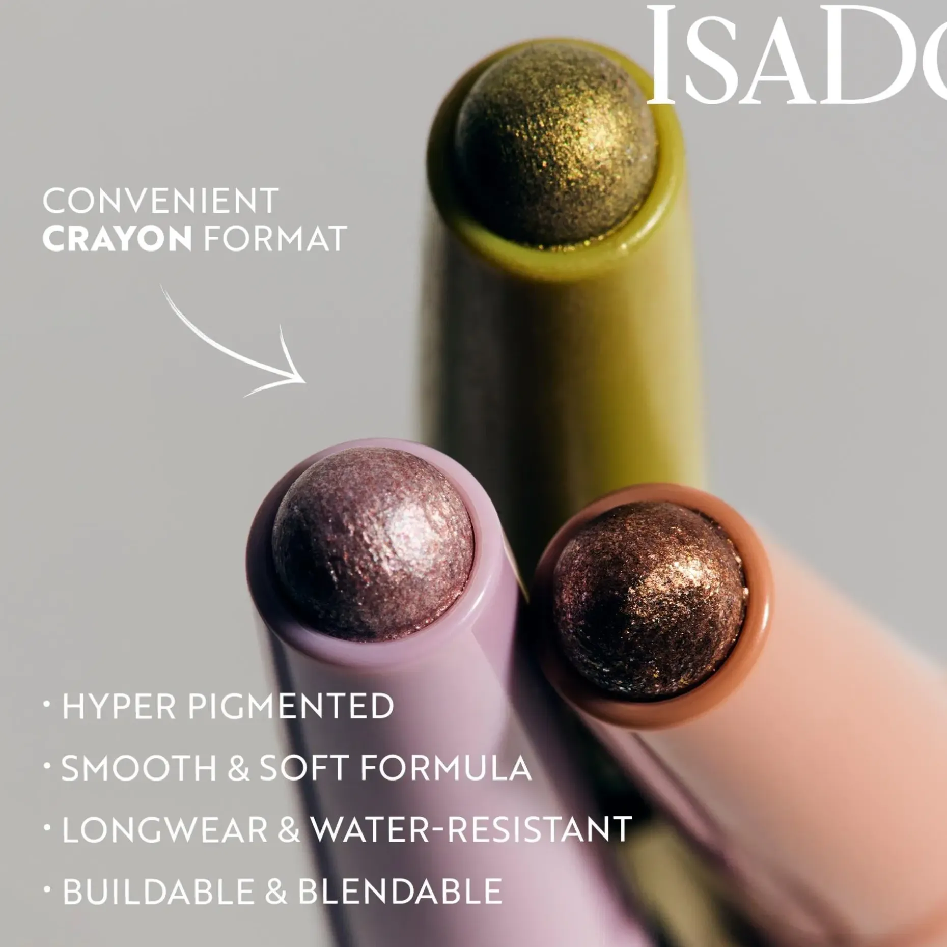 IsaDora Shimmer Eyeshadow Stick luomiväri 1,2 g