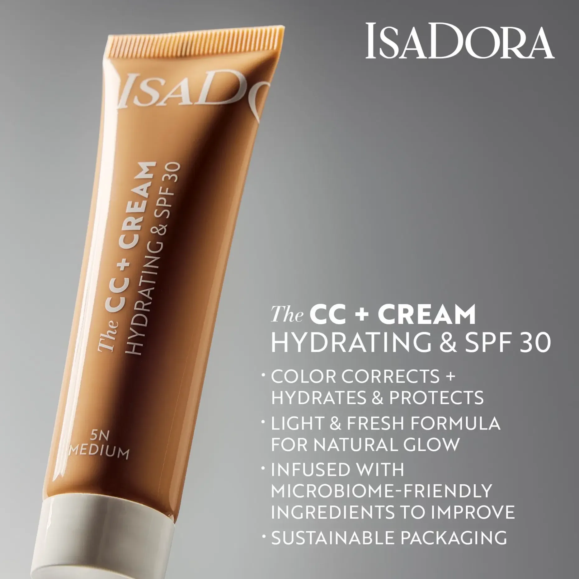 Isadora The CC + Cream Green CC 30 ml