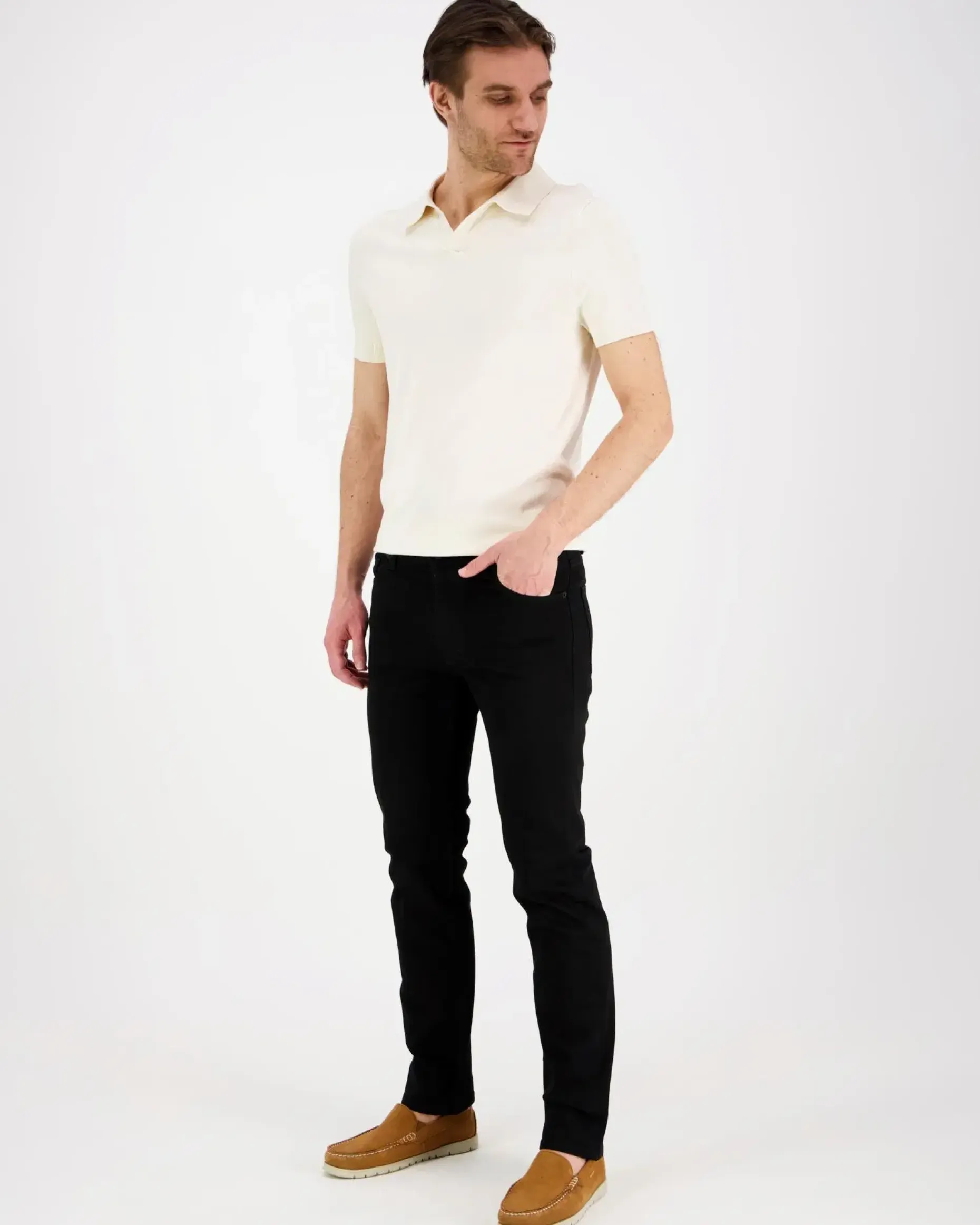 J.Lindeberg Jax stay black slim jeans