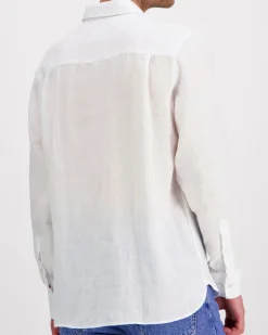 J.Lindeberg Reg LS Clean Linen Shirt kauluspaita