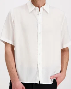 J.Lindeberg Reg SS light tencel shirt lyhythihainen kauluspaita
