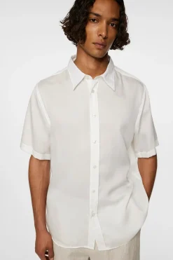 J.Lindeberg Reg SS light tencel shirt lyhythihainen kauluspaita