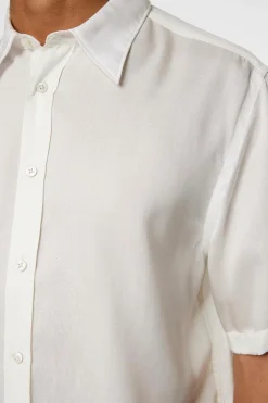 J.Lindeberg Reg SS light tencel shirt lyhythihainen kauluspaita