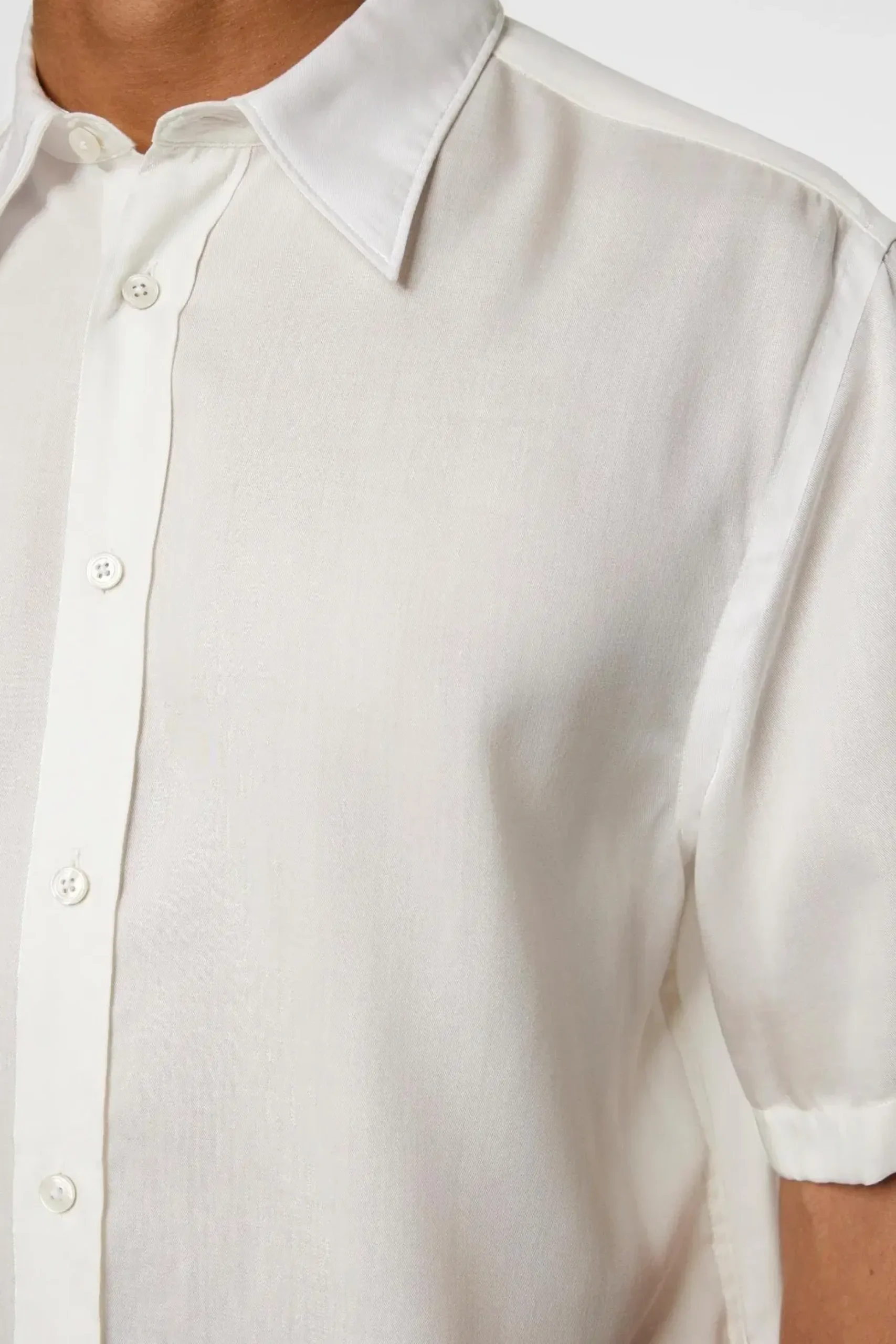 J.Lindeberg Reg SS light tencel shirt lyhythihainen kauluspaita