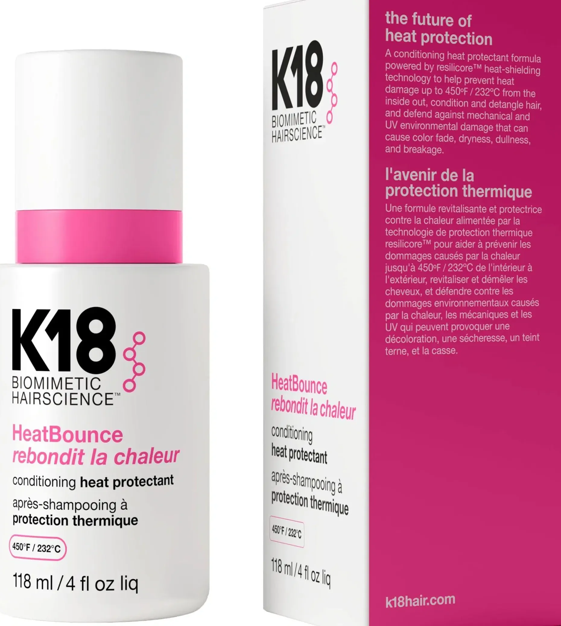 K18 HeatBounce Heat Protectant lämpösuojasuihke 118 ml