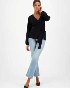 Kaiko Soft Wrap Blouse pusero