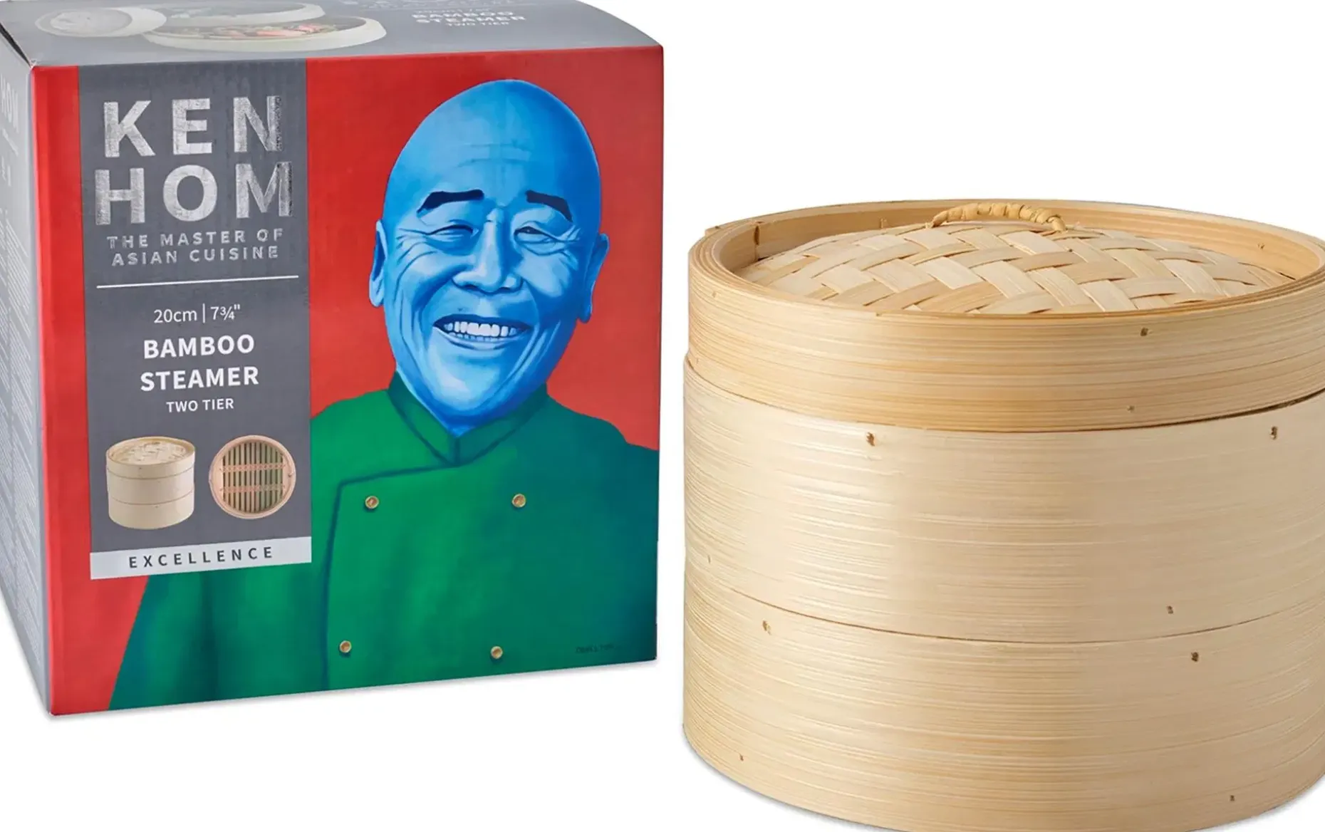 Ken Hom höyrytyskori Excellence bambu 20 cm