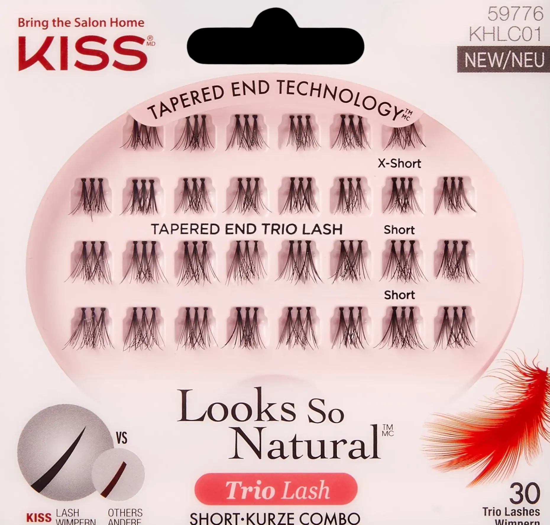 Kiss Looks So Natural Trio ripsitupsut 30kpl