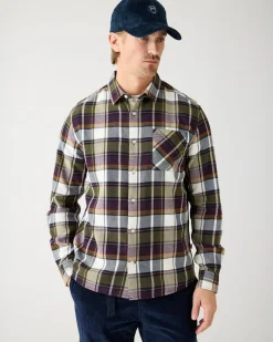 Knowledge cotton apparel Checked Flannel Shirt GOTS flanellipaita