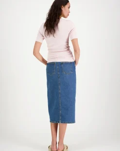 Knowledge Cotton Apparel Rib t-paita