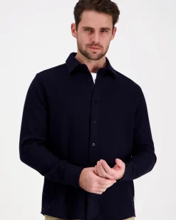 Knowledge cotton apparel Merino Wool Shirt RWS paitatakki