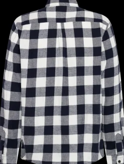 Knowledge cotton apparel Organic Cotton Checked Flannel Shirt GOTS flanellipaita