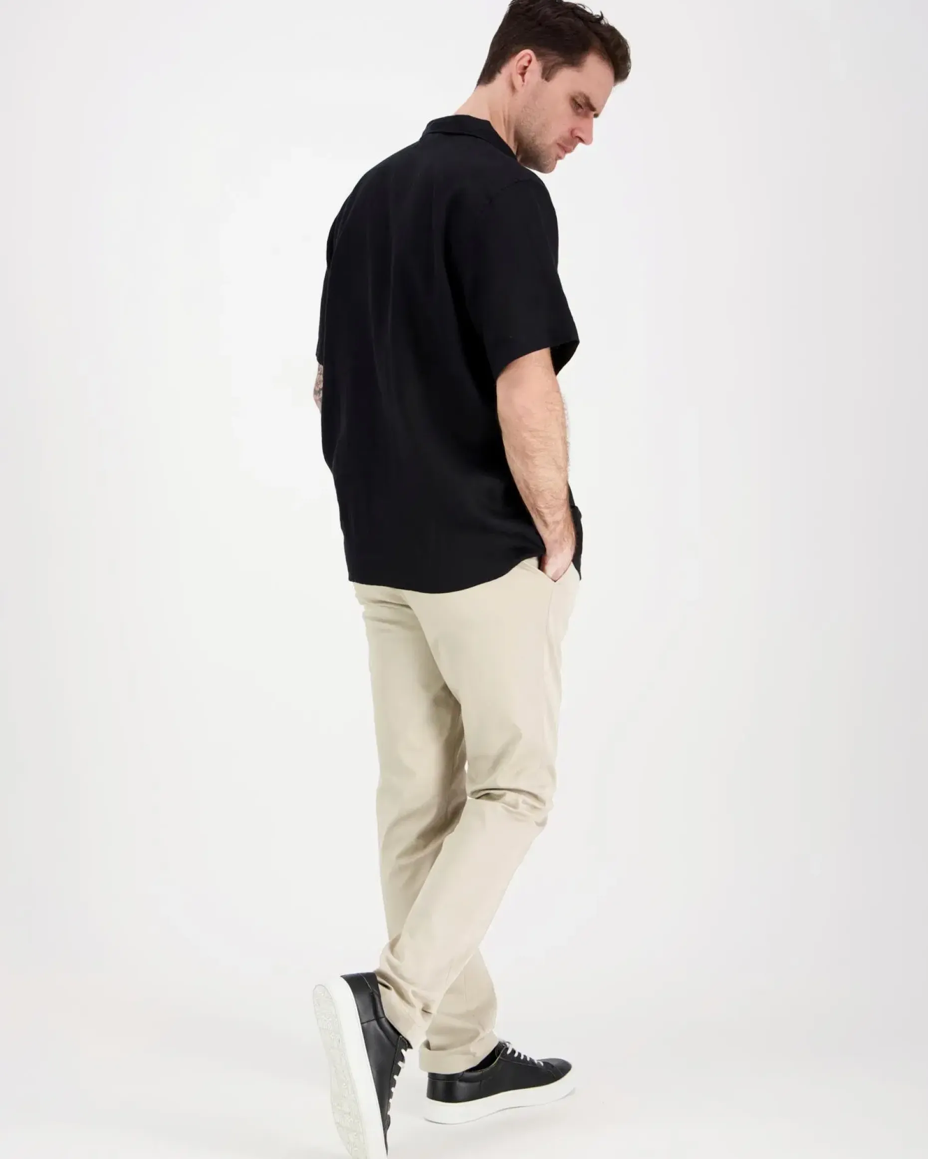 Knowledge cotton apparel 1090010 kauluspaita ss