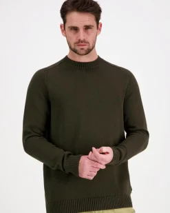 Knowledge cotton apparel Plain knitted crew neck - GOTS/Vegan neule