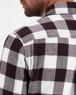 Knowledge cotton apparel Organic Cotton Checked Flannel Shirt GOTS flanellipaita