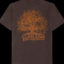 Knowledge cotton apparel Big owl print tee t-paita