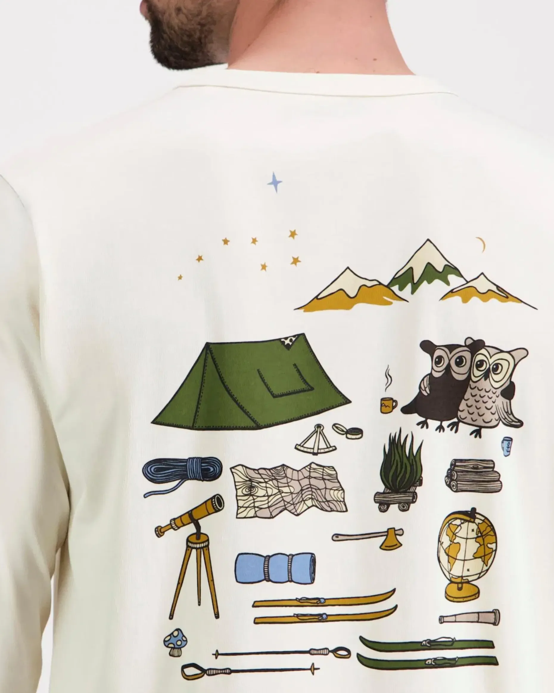 Knowledge cotton apparel Organic Cotton Long sleeved T-shirt GOTS pitkähihainen t-paita