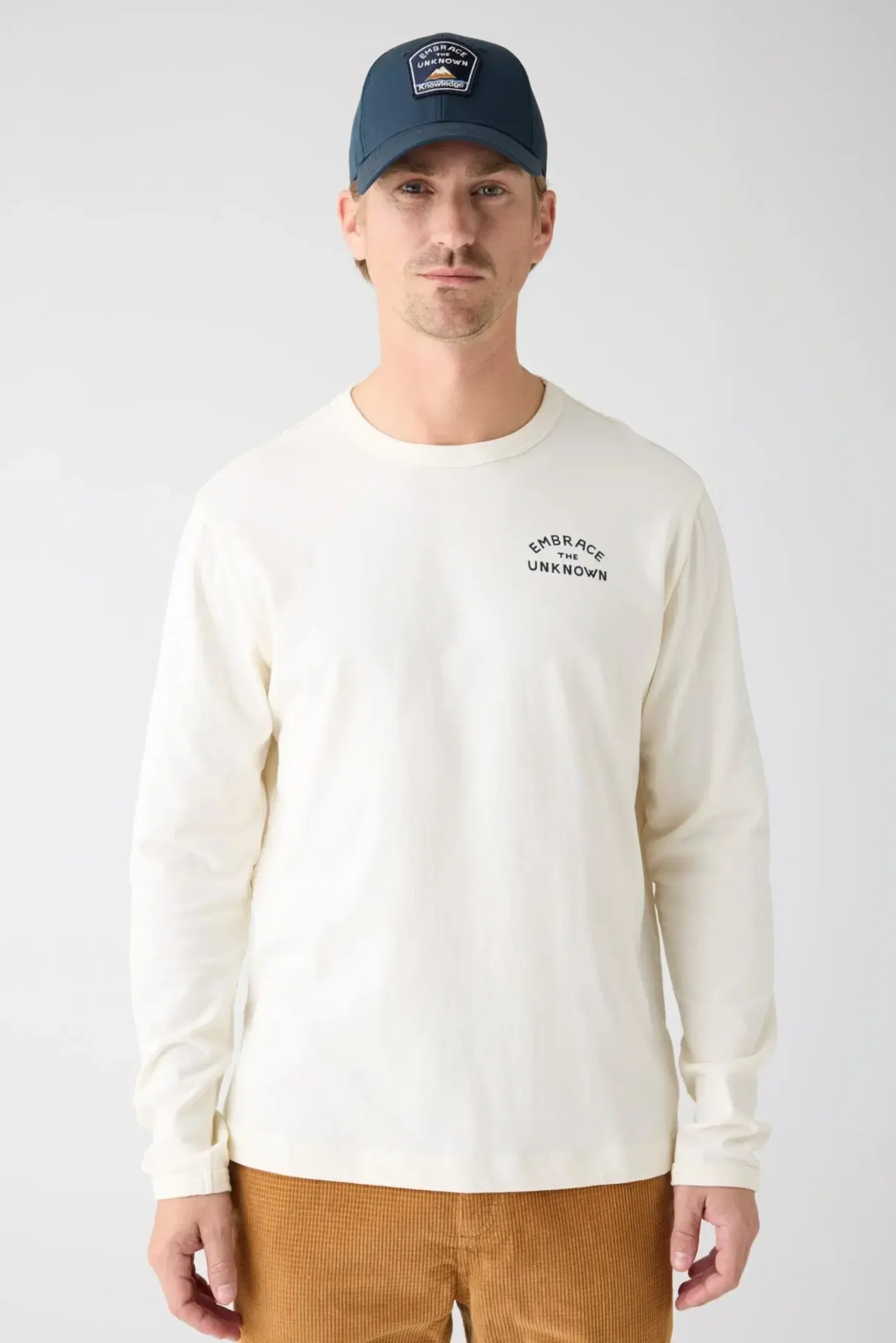Knowledge cotton apparel Organic Cotton Long sleeved T-shirt GOTS pitkähihainen t-paita