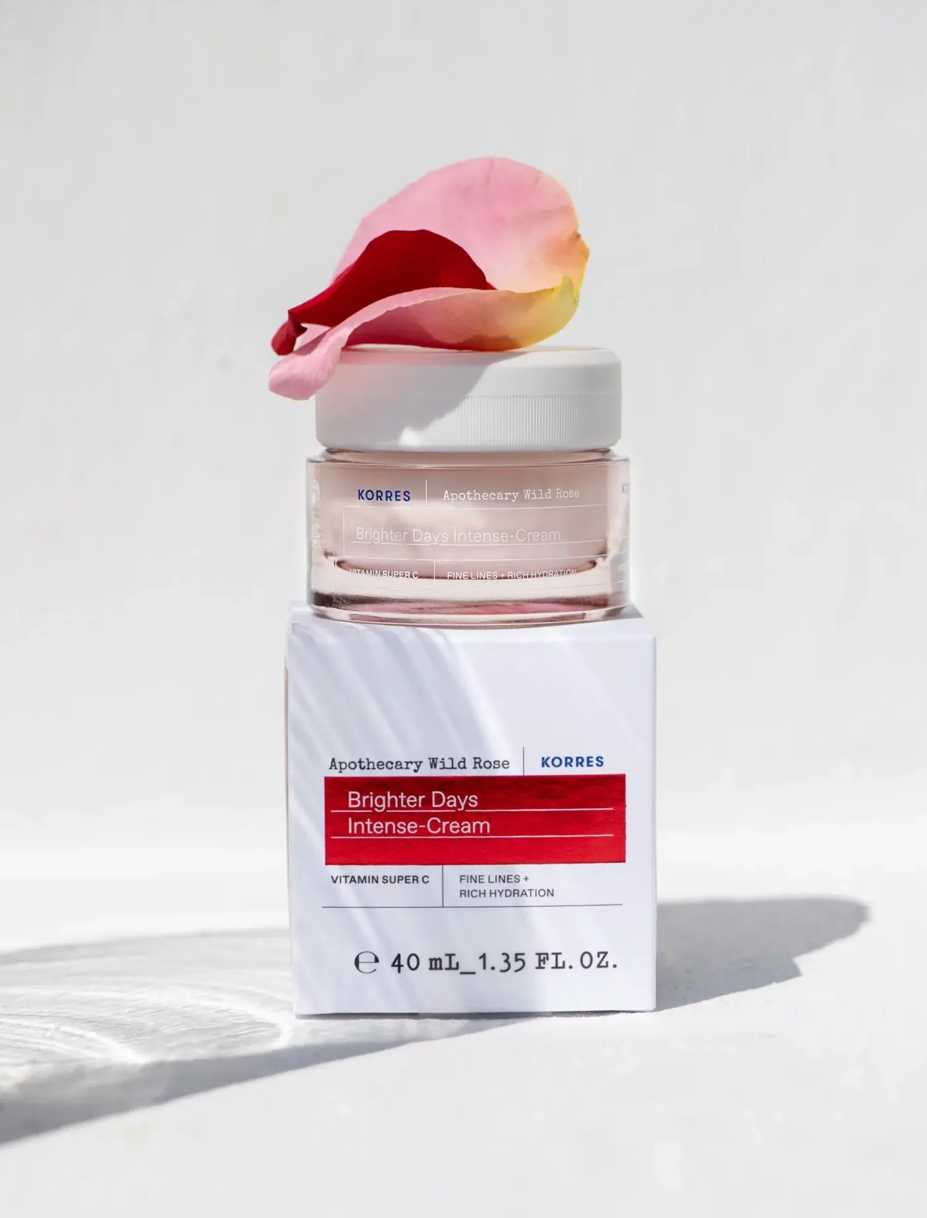 KORRES Apothecary Wild Rose Day-Brightening Intense-Cream kosteusvoide 40 ml