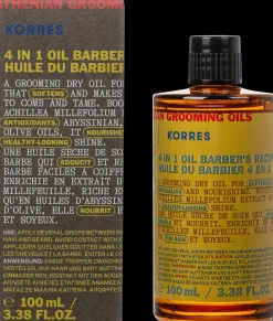 KORRES Athenian Grooming Barber's 4in1 Oil Recipe kuivaöljy 100ml
