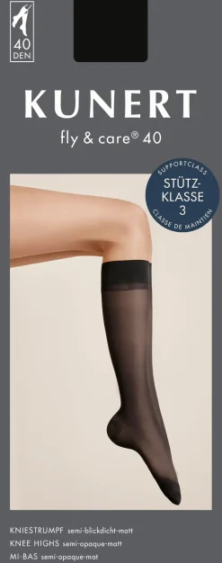 Kunert Fly&Care tukipolvisukat 40 den