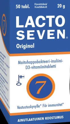 Lacto Seven 50 kpl maitohappobakteeri-inuliinivalmiste 20 g
