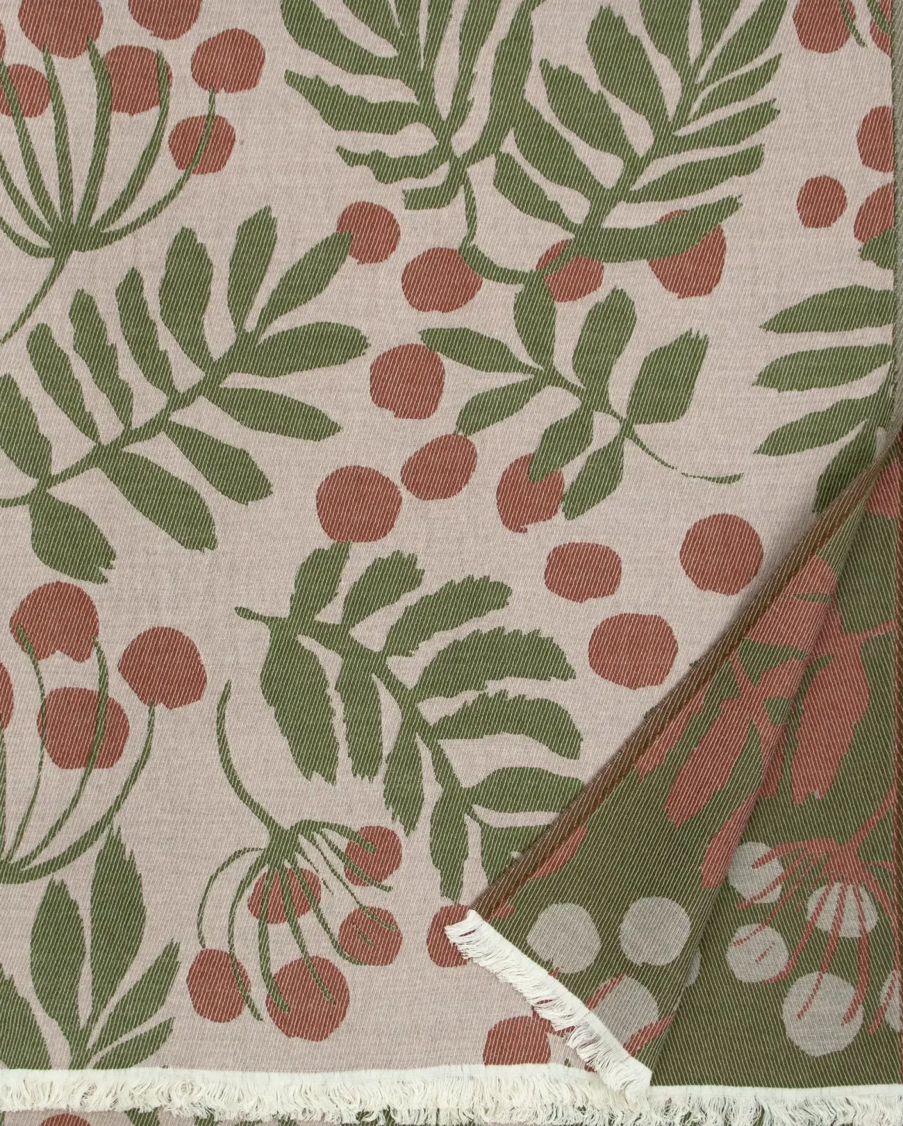 Lapuan Kankurit Pihapuu huopa 135x180cm beige-kaneli-oliivi