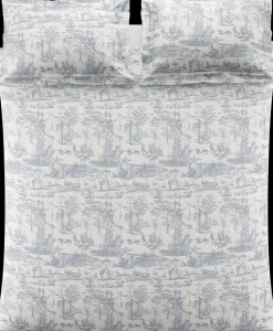 Laura Ashley Braysmith Toile satiinipussilakanasetti 230x220+2x50x60cm harmaa