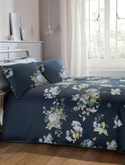 Laura Ashley Rosemore pussilakanasetti 150x210+50x60cm midnight