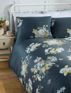 Laura Ashley Rosemore pussilakanasetti 150x210+50x60cm midnight