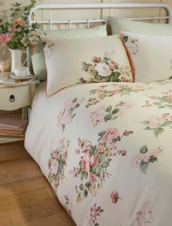 Laura Ashley Rosemore tuplapussilakanasetti 230x220 + 2kpl 50x60cm pale pink