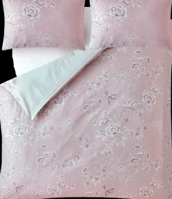 Laura Ashley Rowsham Garden satiinipussilakanasetti 230x220+2x50x60cm pinkki