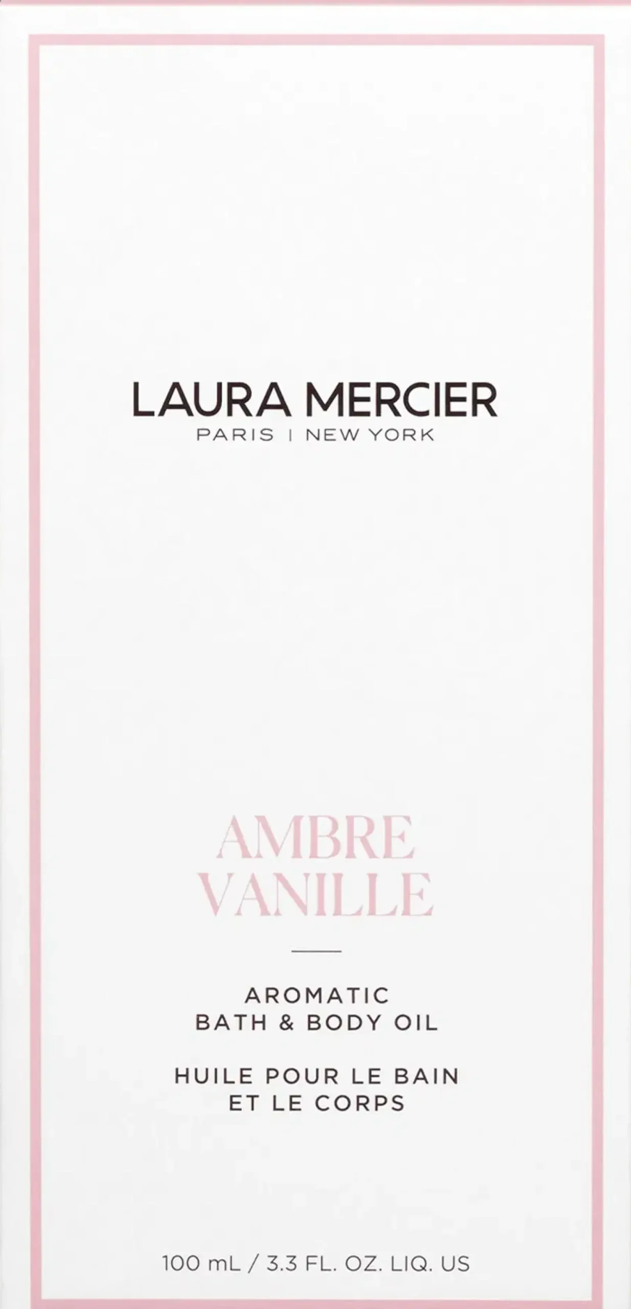 Laura Mercier Aromatic Bath & Body Oil Ambre Vanille ravitseva kylpyöljy 100 ml