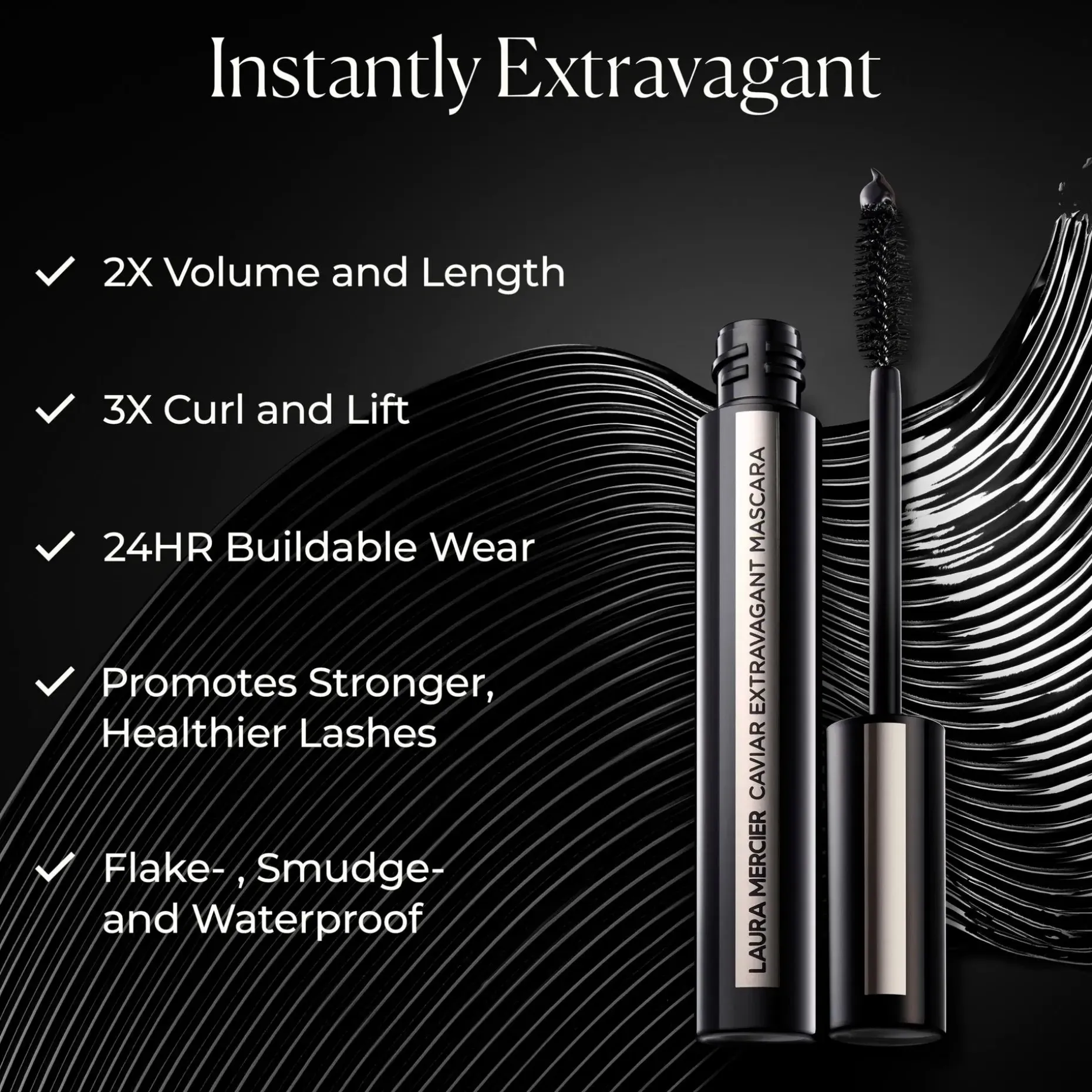 Laura Mercier Caviar Extravagant Mascara 4,5 ml