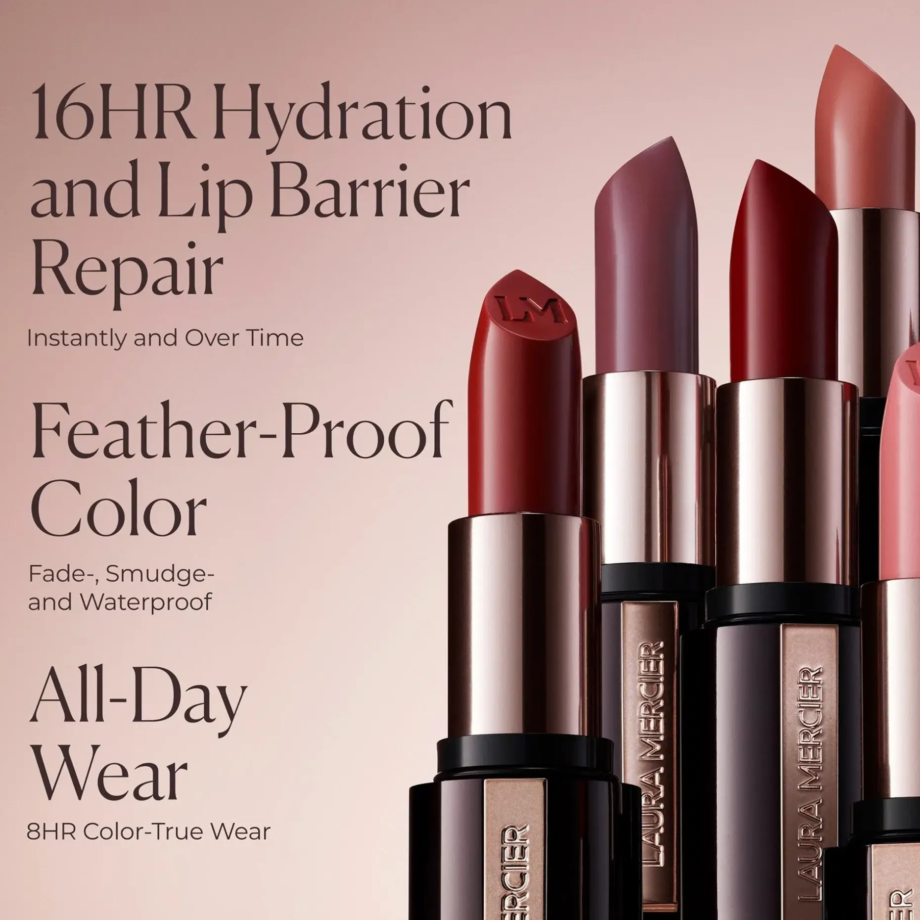 Laura Mercier Caviar Hydra - Crème Lipstick Refill -huulipuna täyttöpakkaus 3,3 g